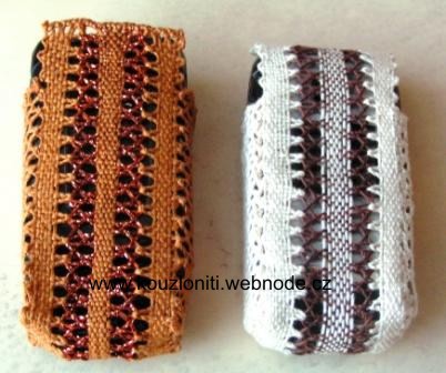 7 - další obal v barvě béžové (velikost: 11x4x3,5 cm)