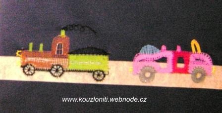 21 - Děti namalují obrázek a paní Fitzková z něho udělá podvinek, podle kterého si upaličkují svou krajku. Výsledek je obdivuhodný.