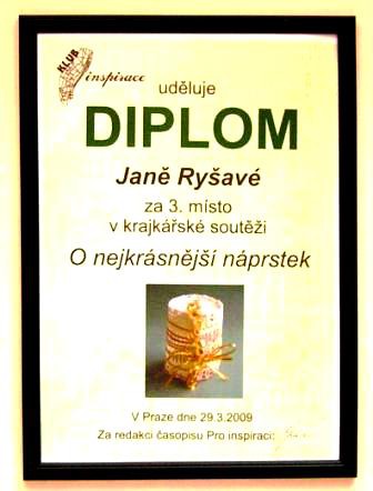 26 - Soutěž o nejkrásnější náprstek z roku 2009.