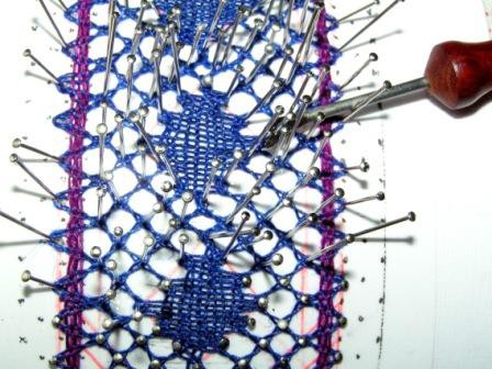 9 - krajka před dokončením